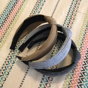 3 Knotted Headbands